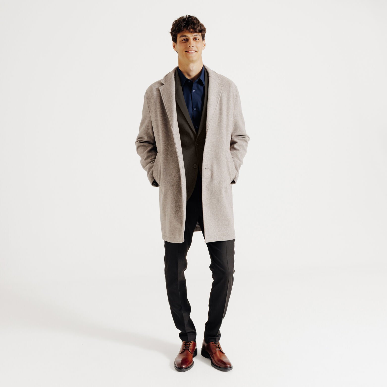 Slim fit kostuumvest