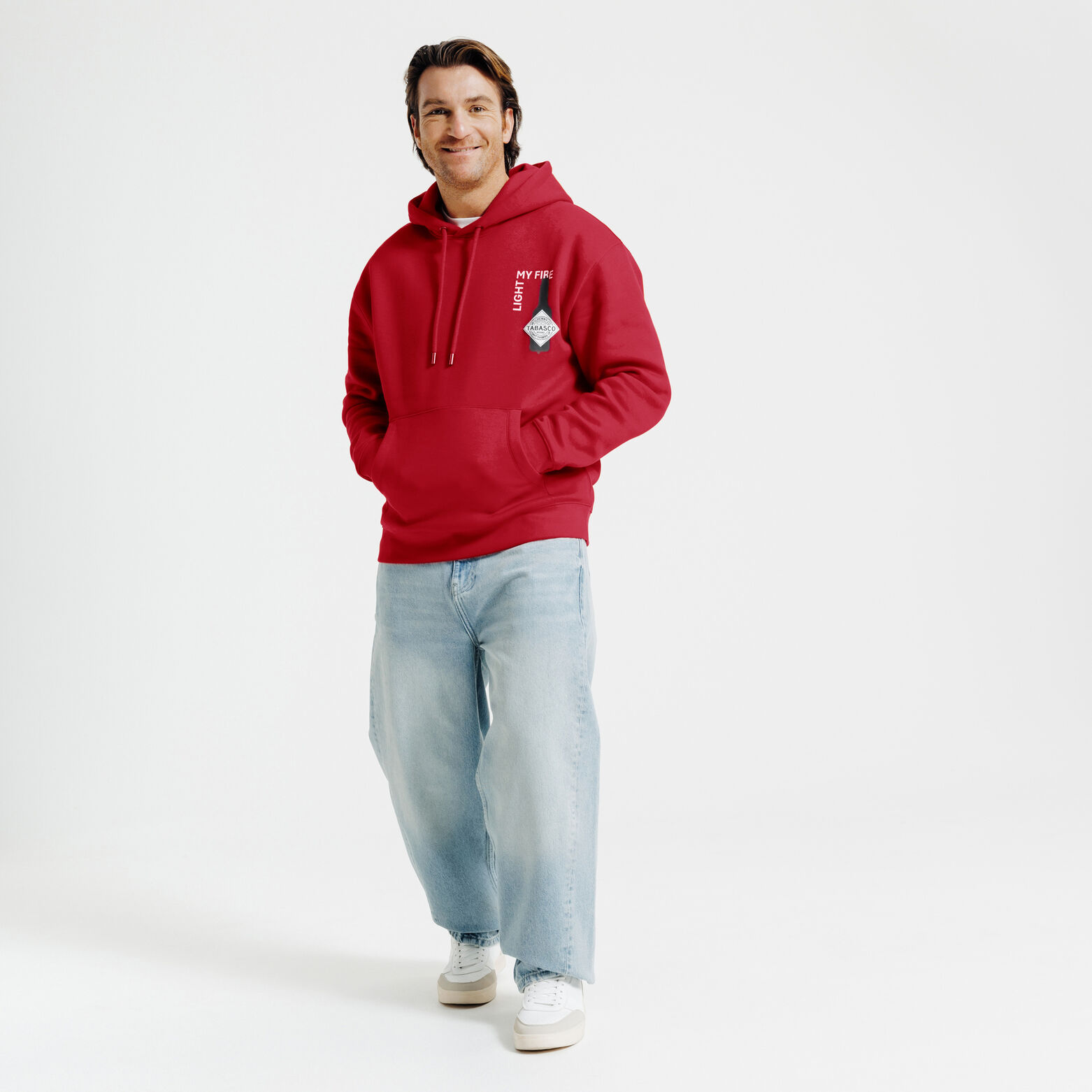 Sweat &agrave; capuche imprim&eacute; licence Tabasco