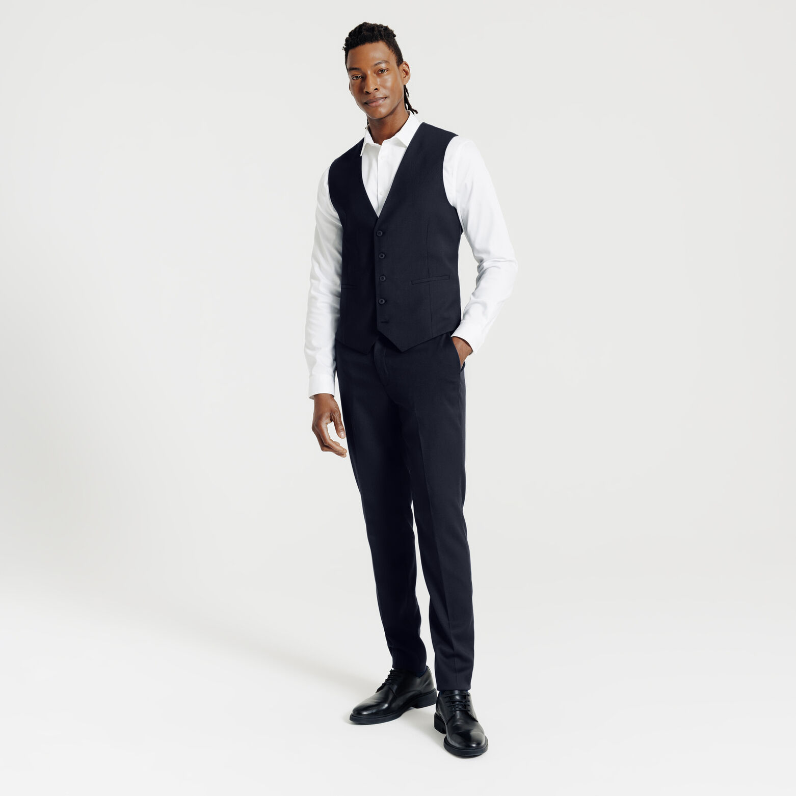 Gilet de costume slim bi-strech