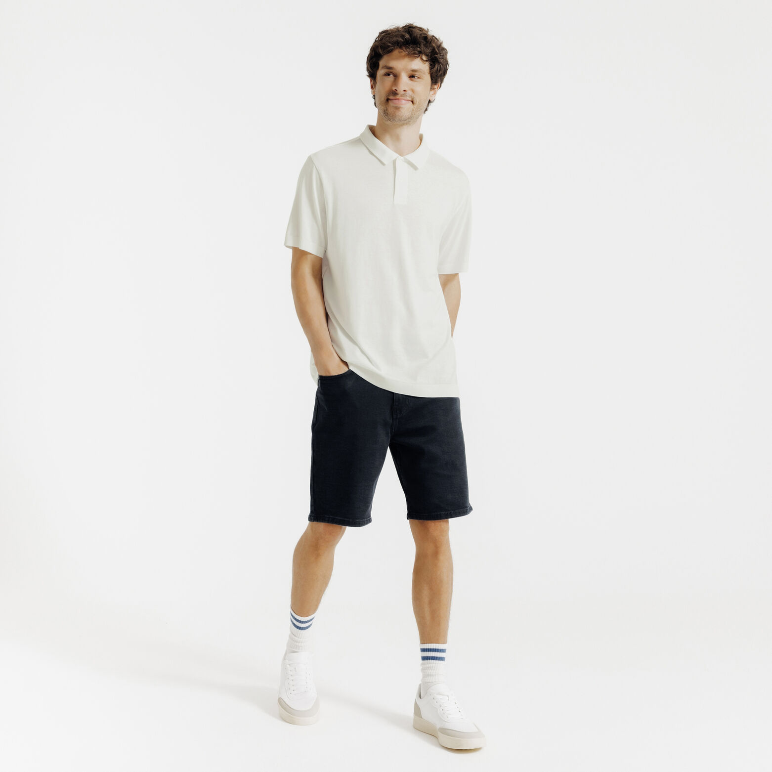 Polo manches courtes uni