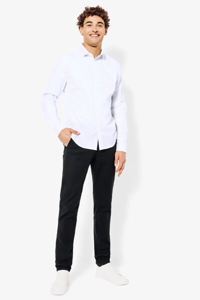 Chemise sans repassage slim en coton