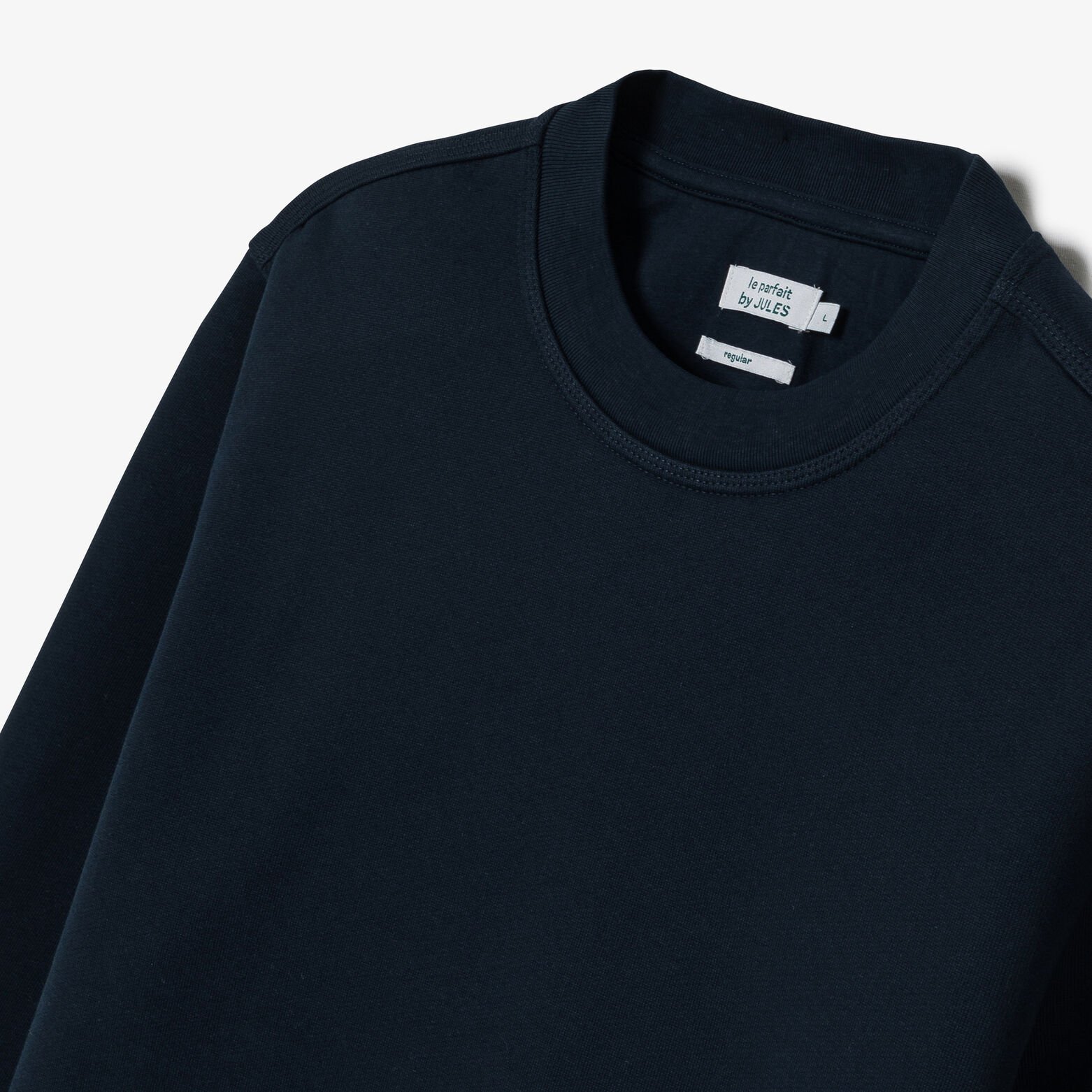 "le parfait by JULES" effen sweater ronde hals