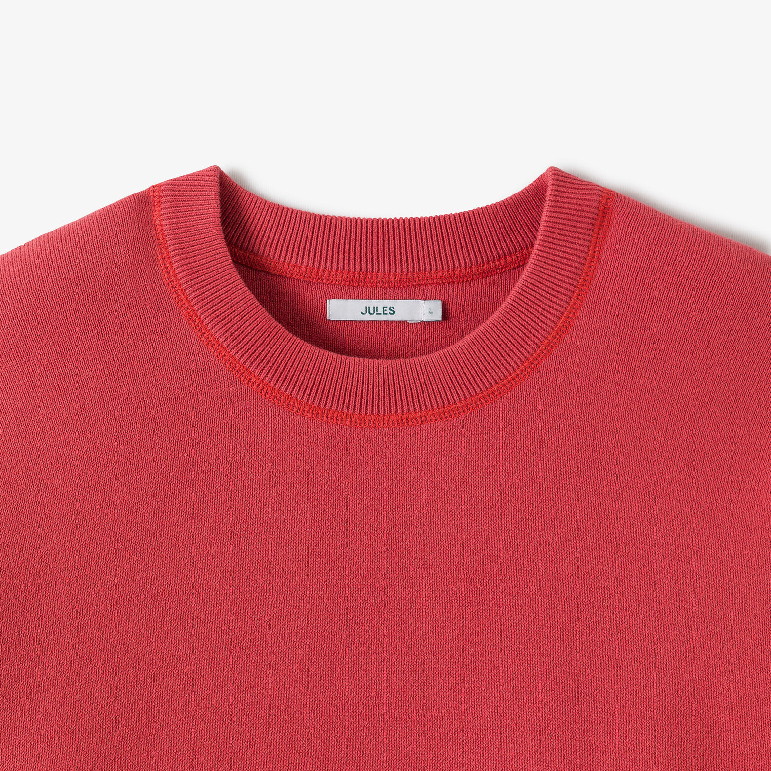 Pull col rond relax tricotage jacquard