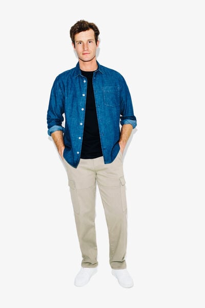 Pantalon jogger cargo bas droit