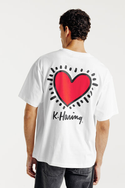 Tee shirt imprim&eacute; licence Keith Haring