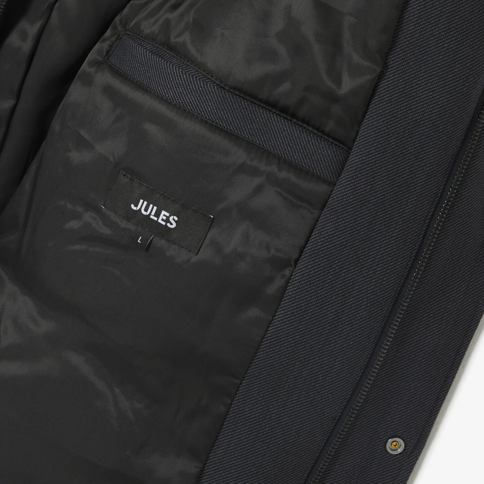 Lange wintermantel met opstaande kraag