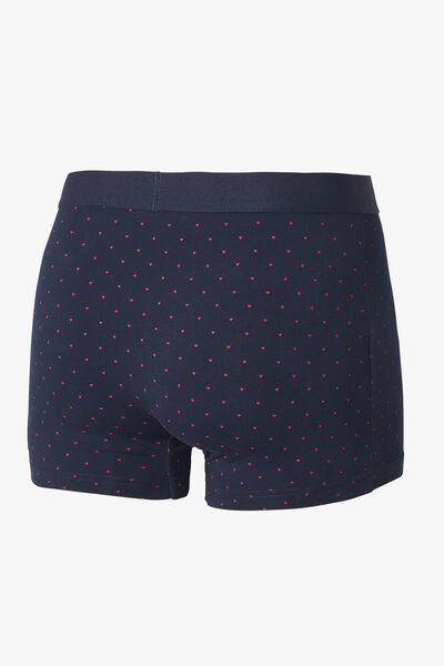 Boxer imprim&eacute; "coeur" Saint-Valentin