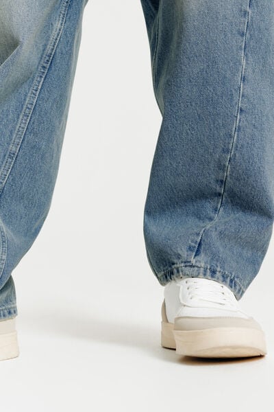 Jean skateur coutures tournantes