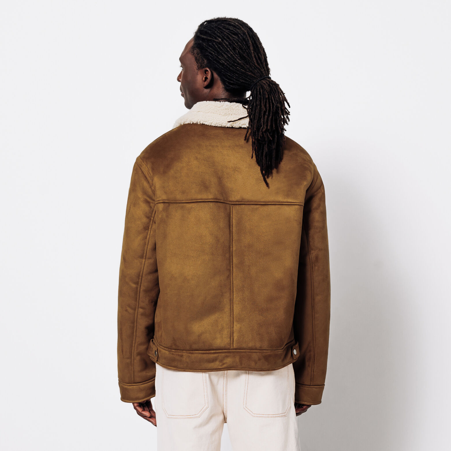 Blouson bombardier en sherpa