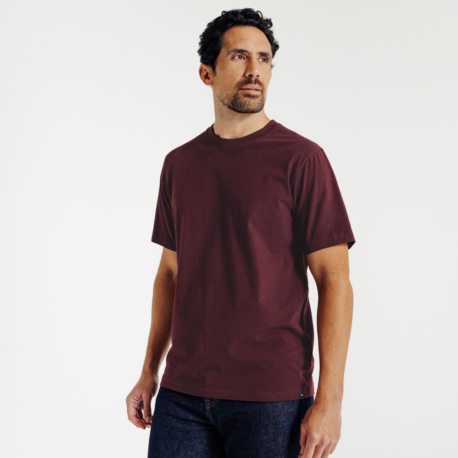 Tee shirt mati&egrave;re douce col rond