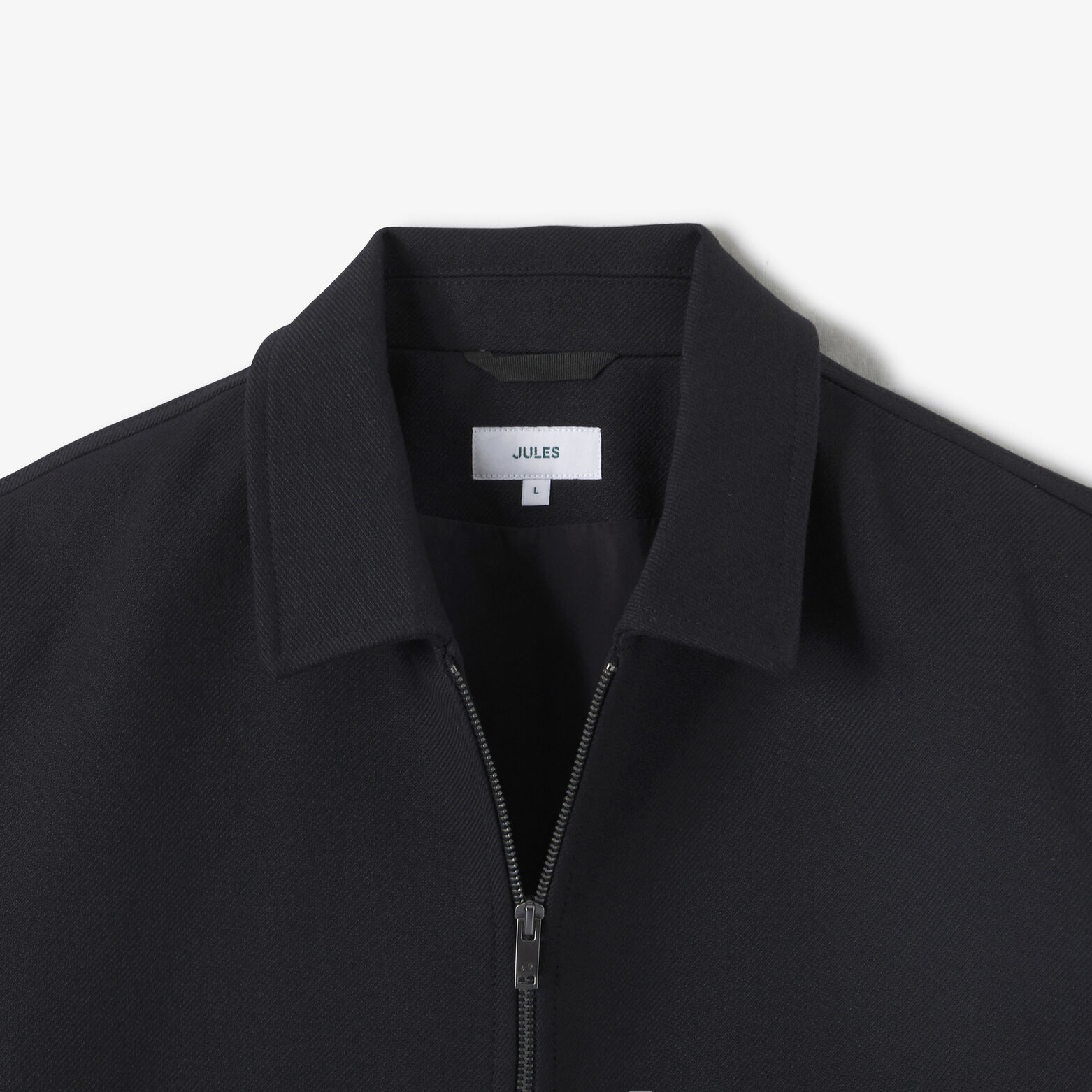 Blouson col chemise zipp&eacute;