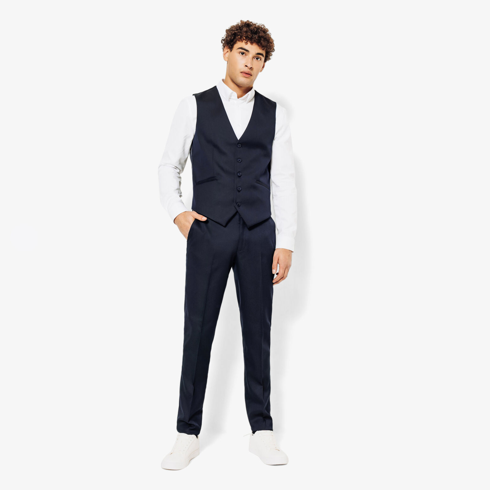 Gilet de costume slim uni