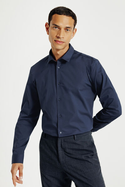 Chemise slim unie