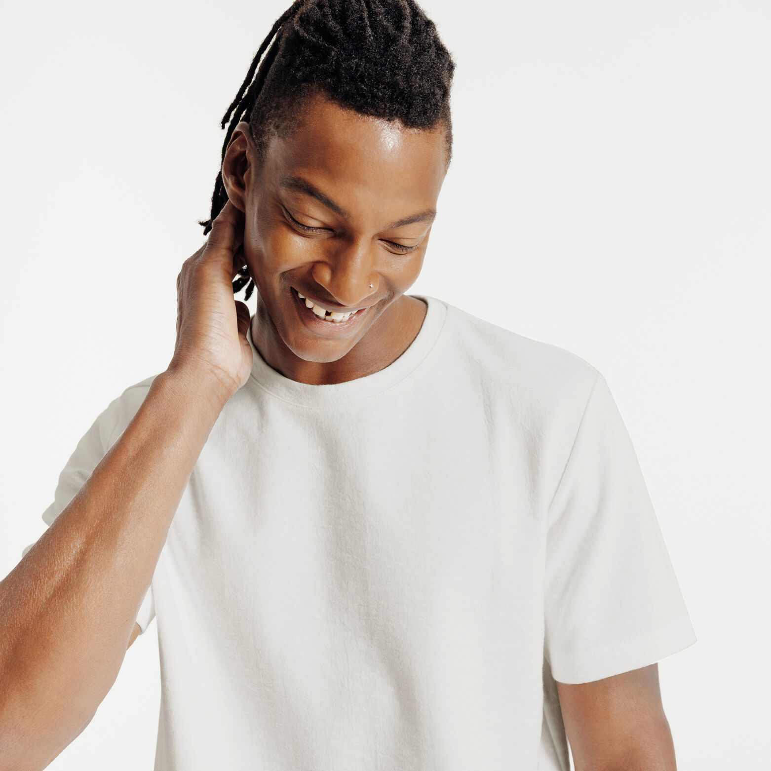 T-shirt in fantasiestof