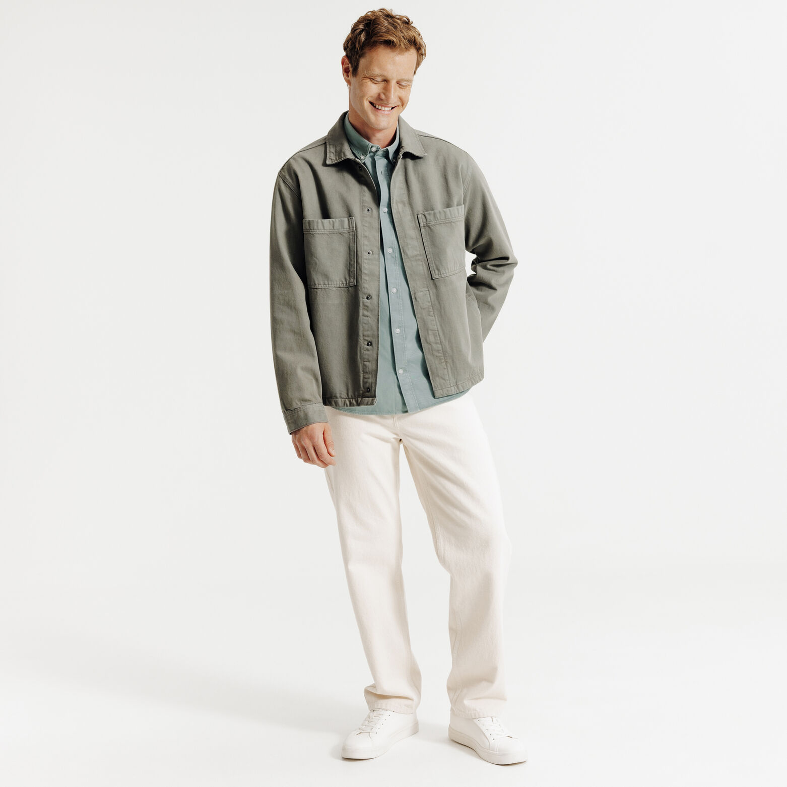 Chemise en coton unie