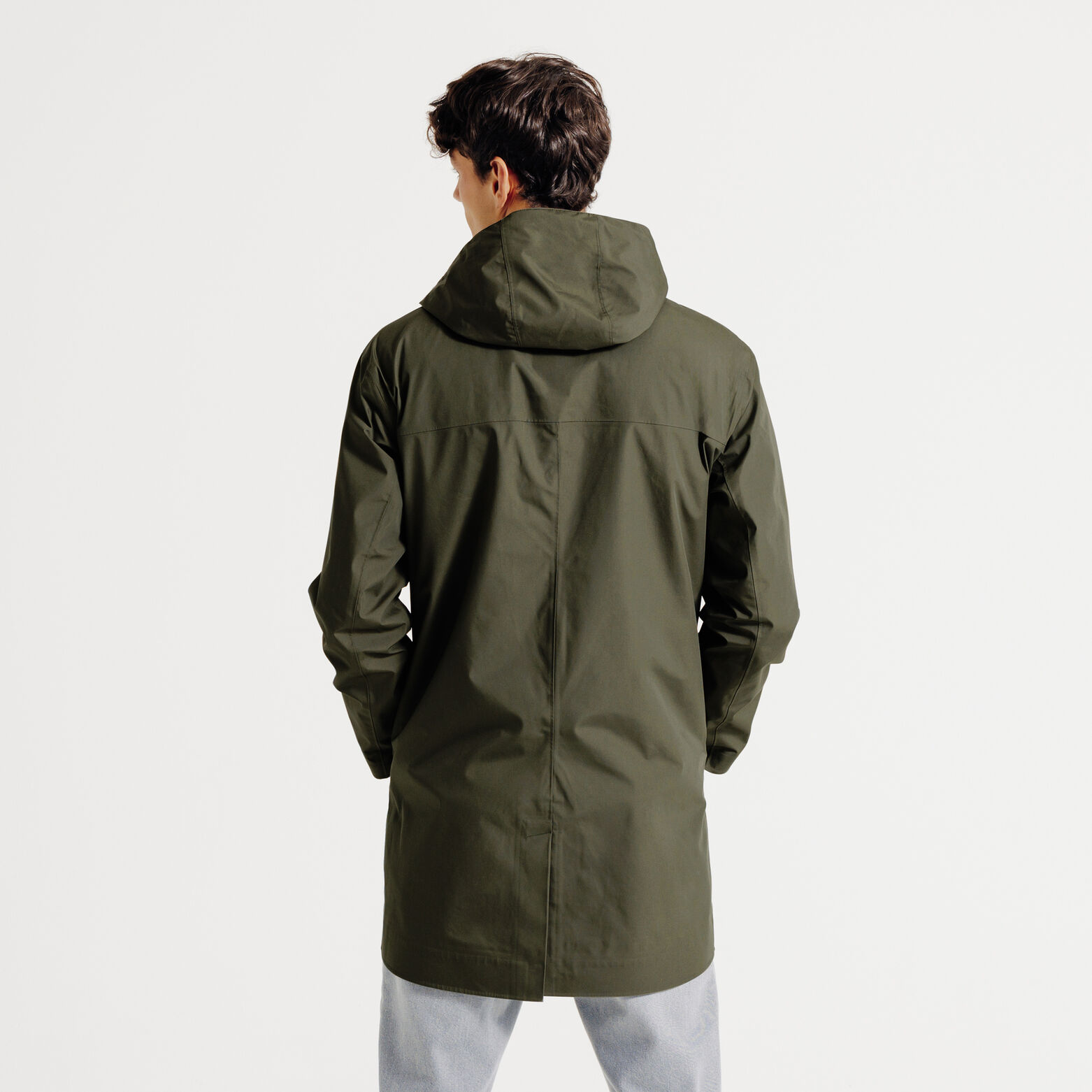 Parka longue waterproof &agrave; capuche