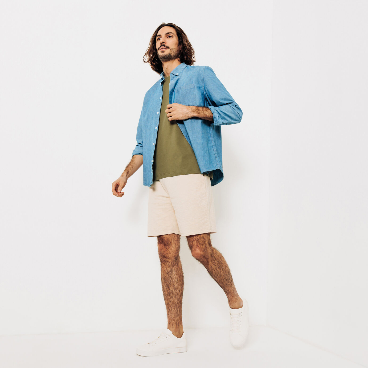 Tee shirt imprim&eacute; col rond