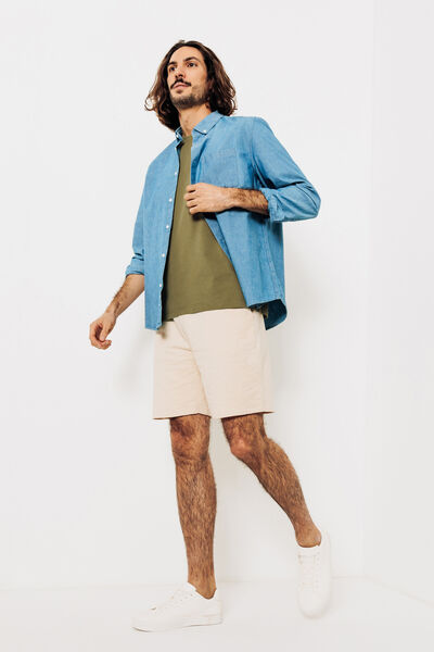 Tee shirt imprim&eacute; col rond