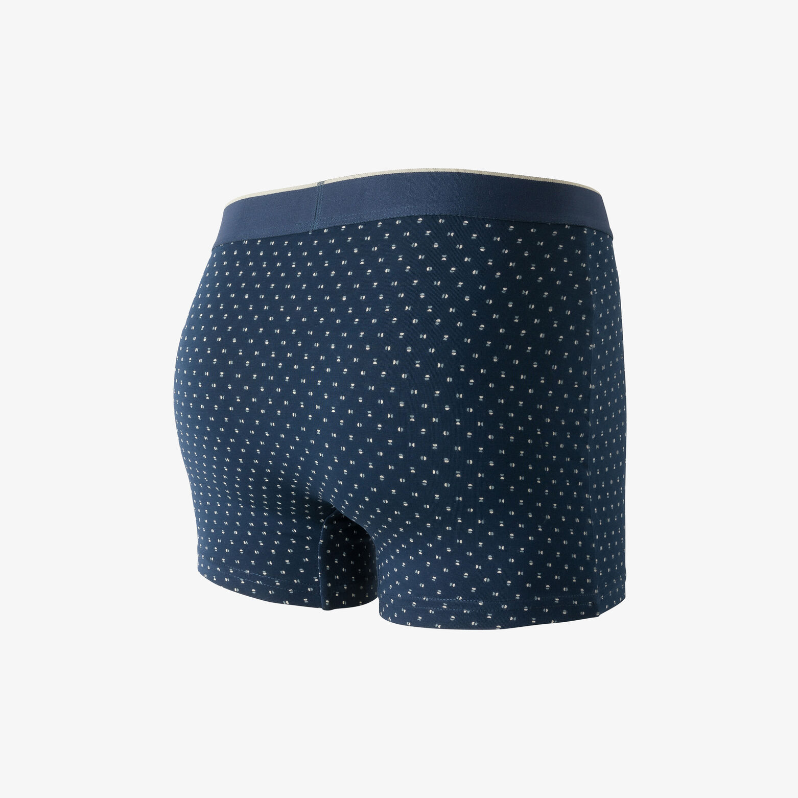 Boxer en coton &agrave; pois