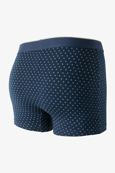 Boxer en coton &agrave; pois
