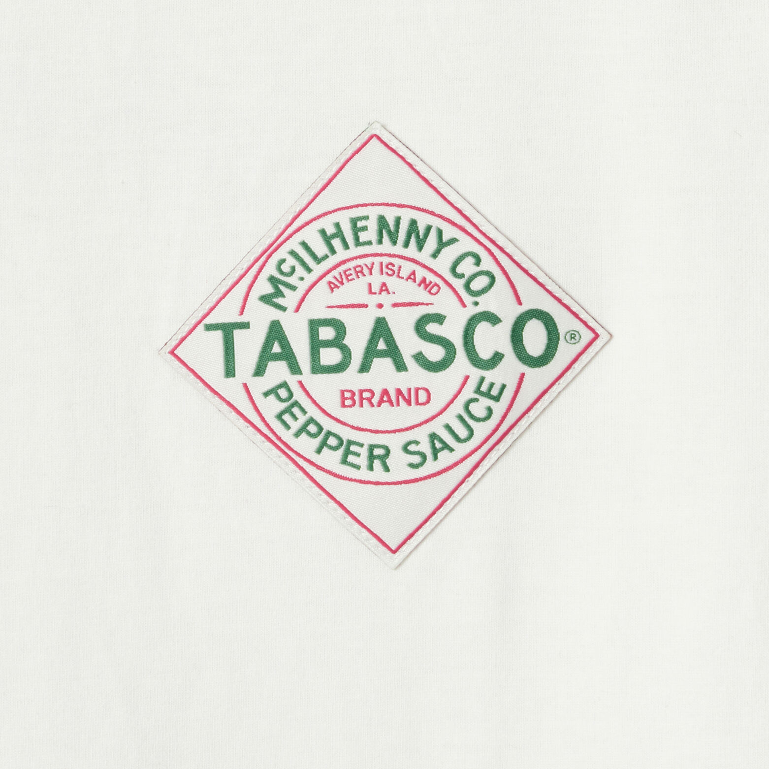 Tee shirt imprim&eacute; poitrine licence Tabasco