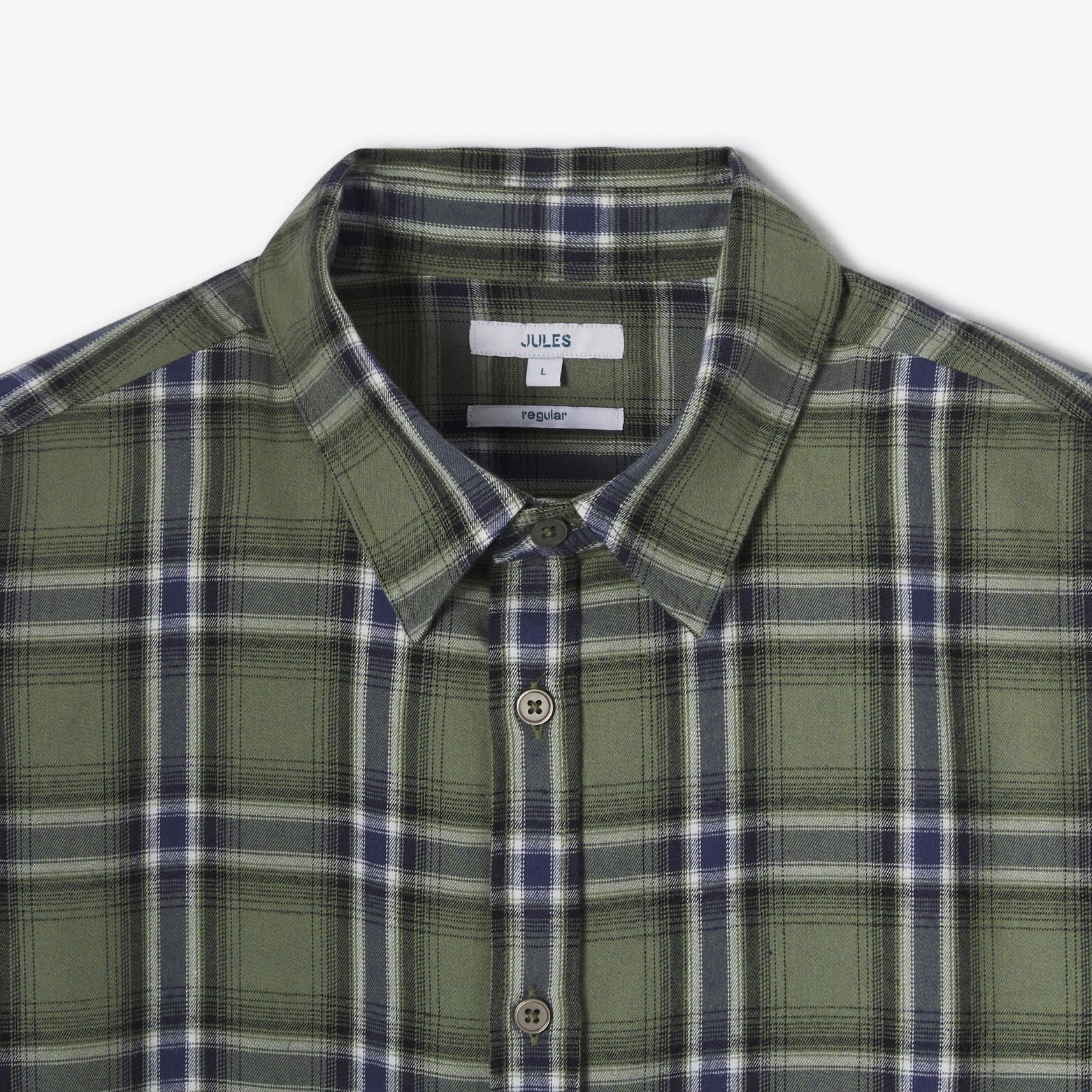 Geruit overhemd in flanel