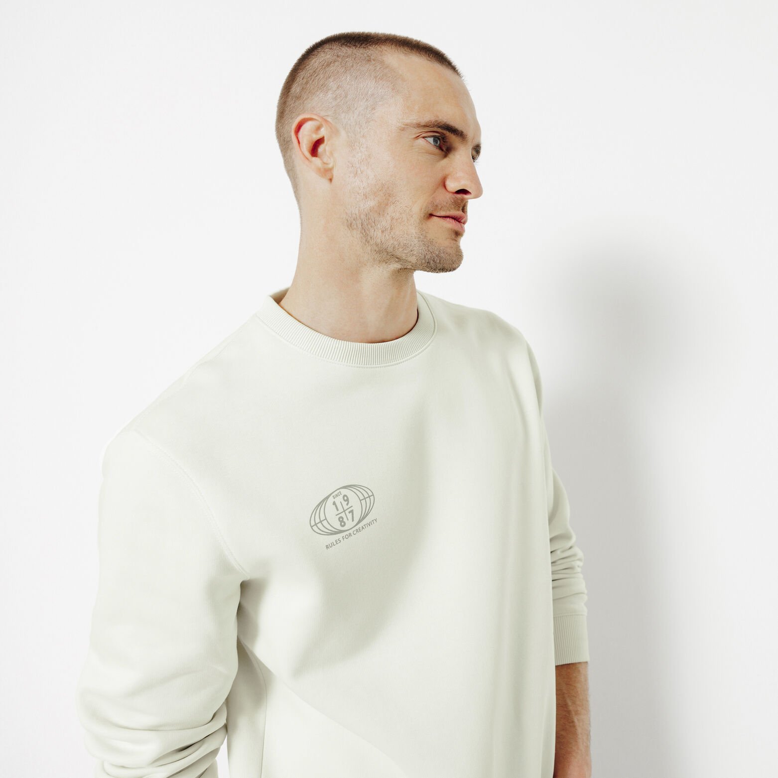 Sweat col rond imprim&eacute;