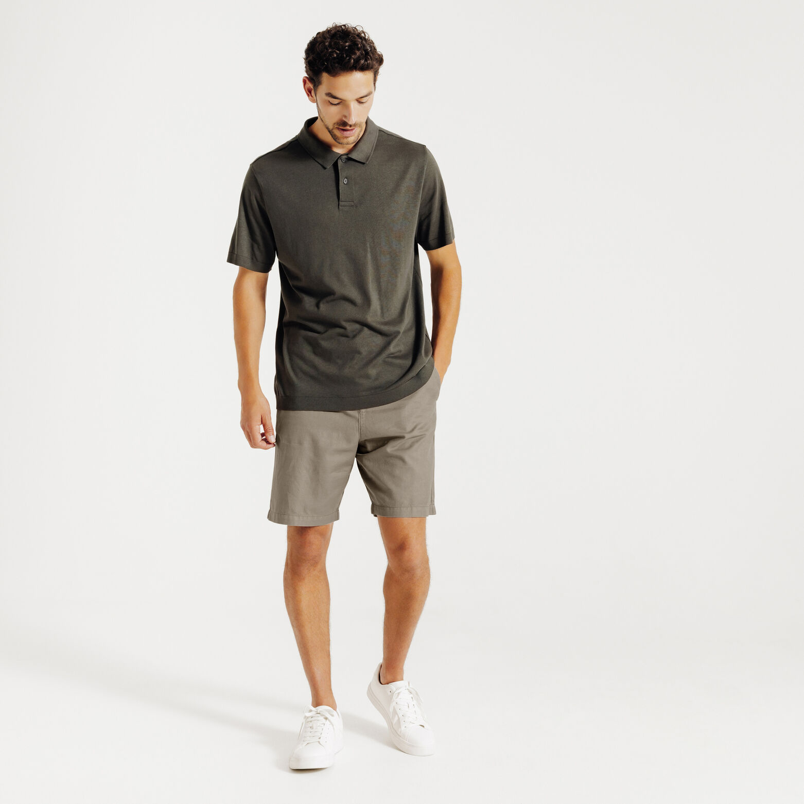 Bermuda en coton lin