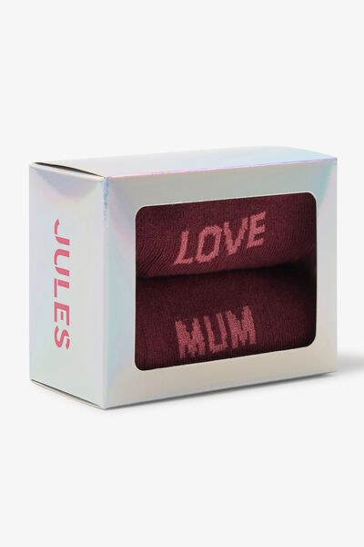 Coffret chaussettes maman "Love mum"