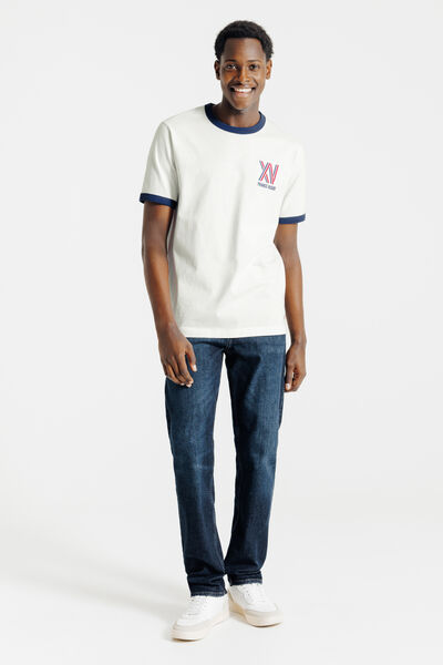 Tee shirt brod&eacute; poitrine licence France Rugby