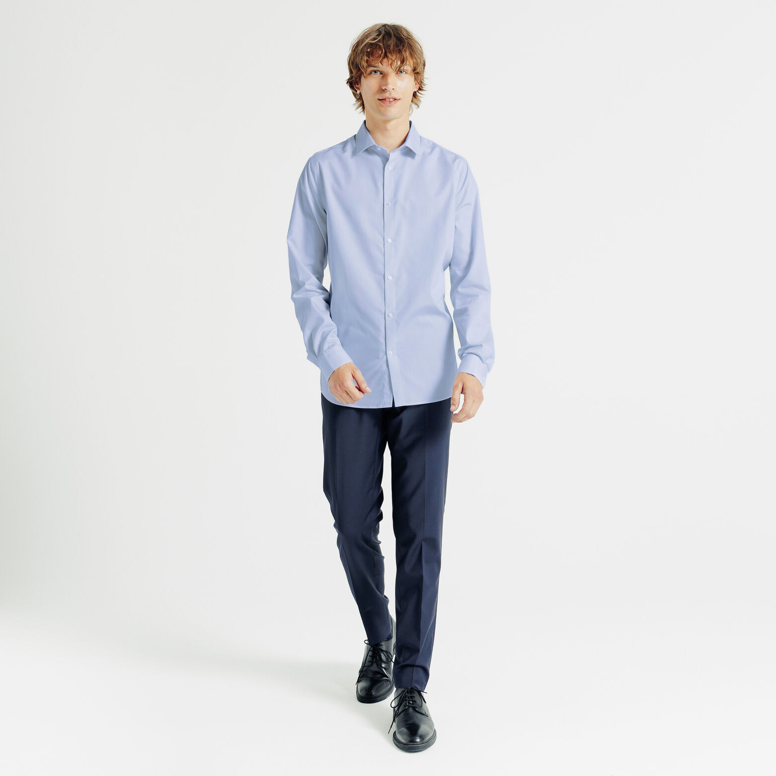 Chemise sans repassage ray&eacute;e slim