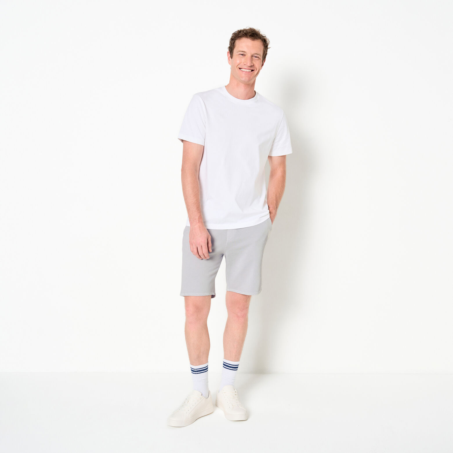 Short en molleton uni