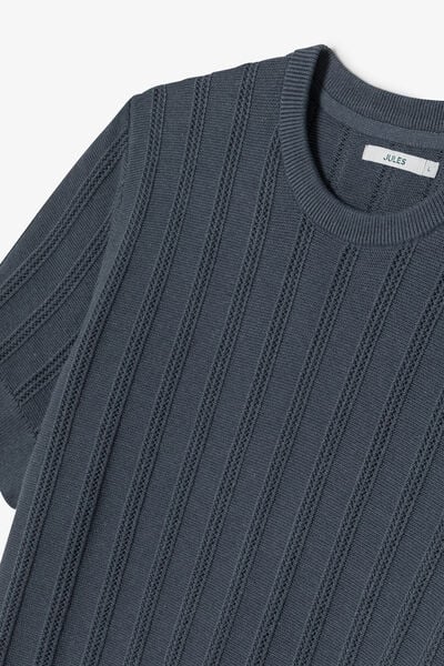 Tee shirt en maille jeux de points