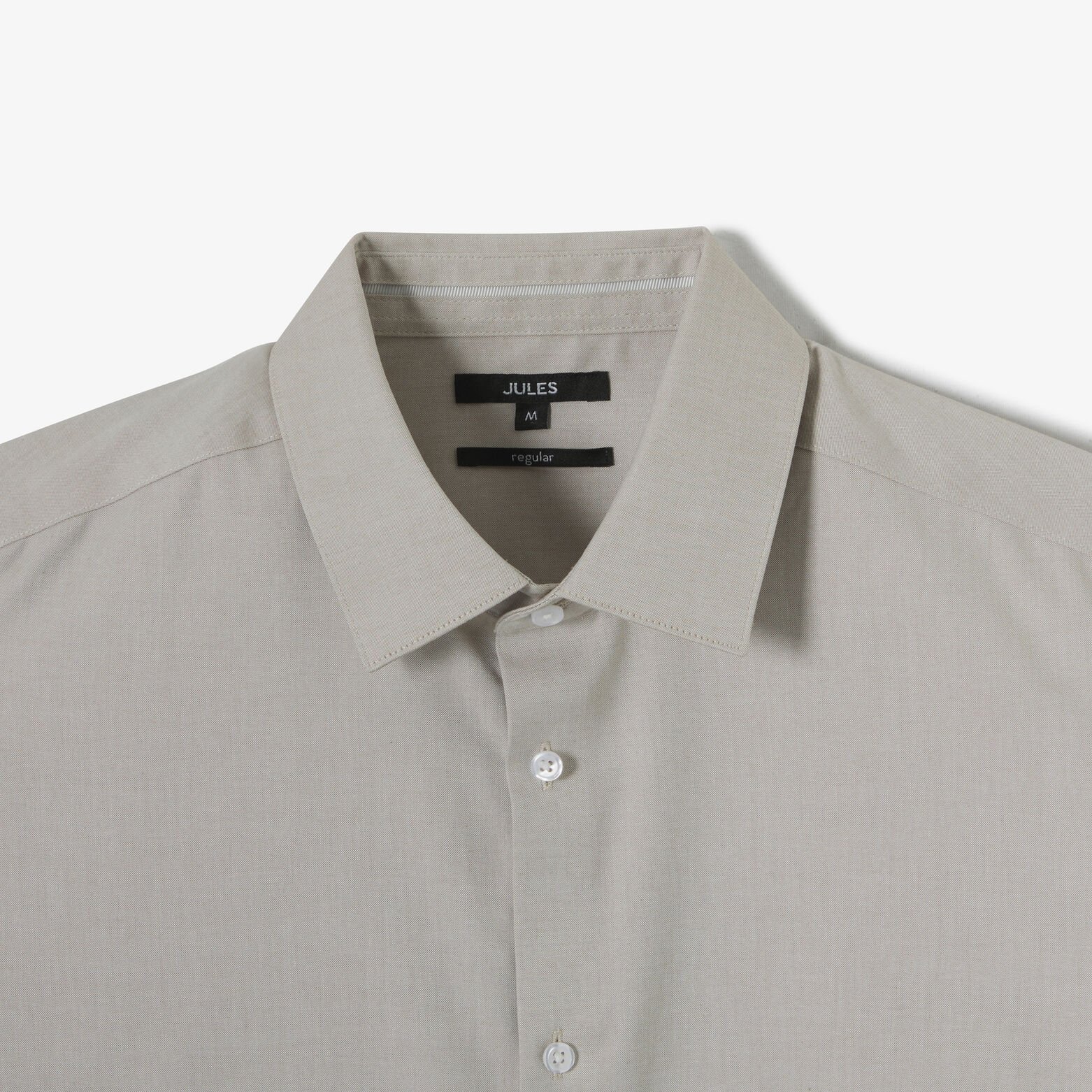 Chemise sans repassage en coton regular