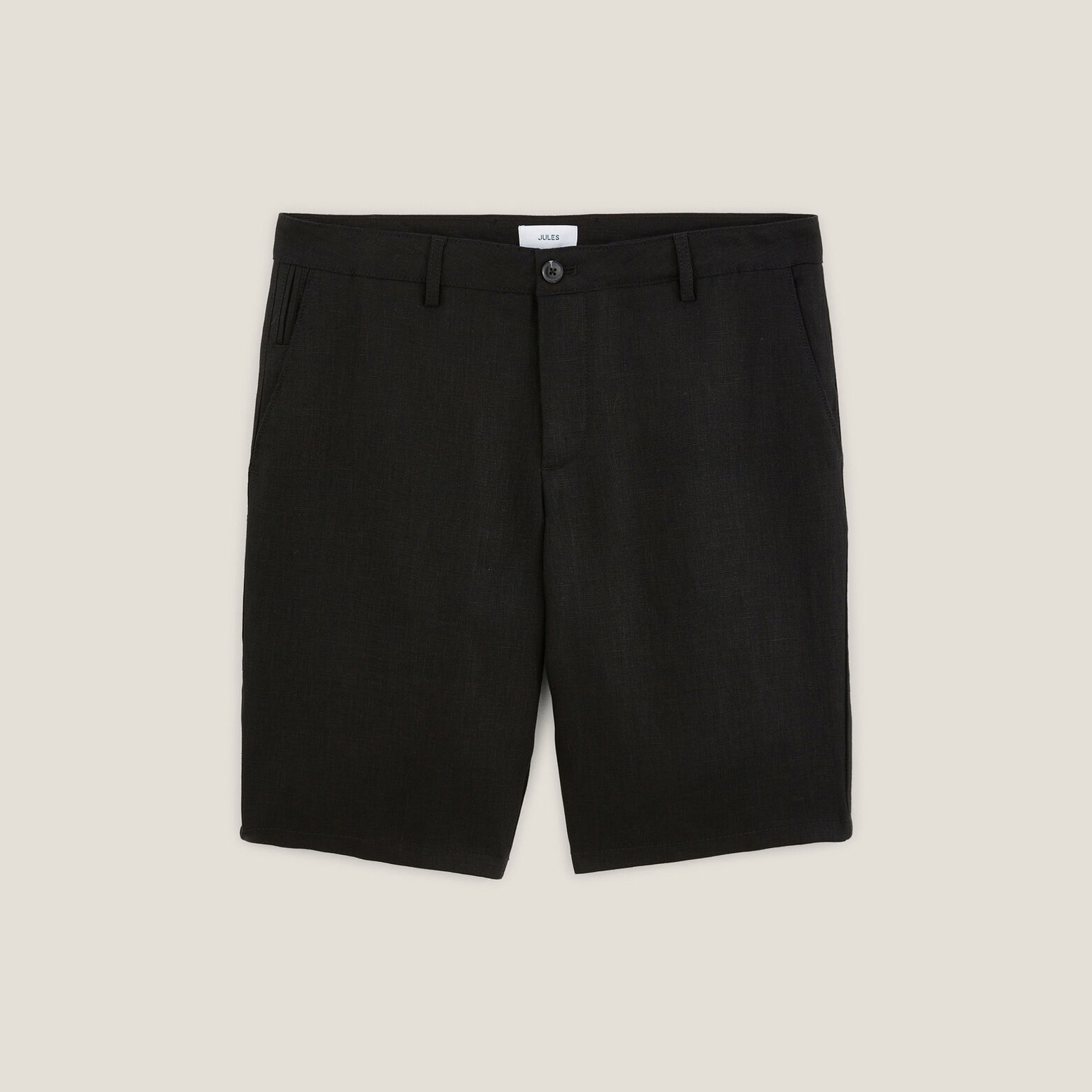 Bermuda chino en lin uni