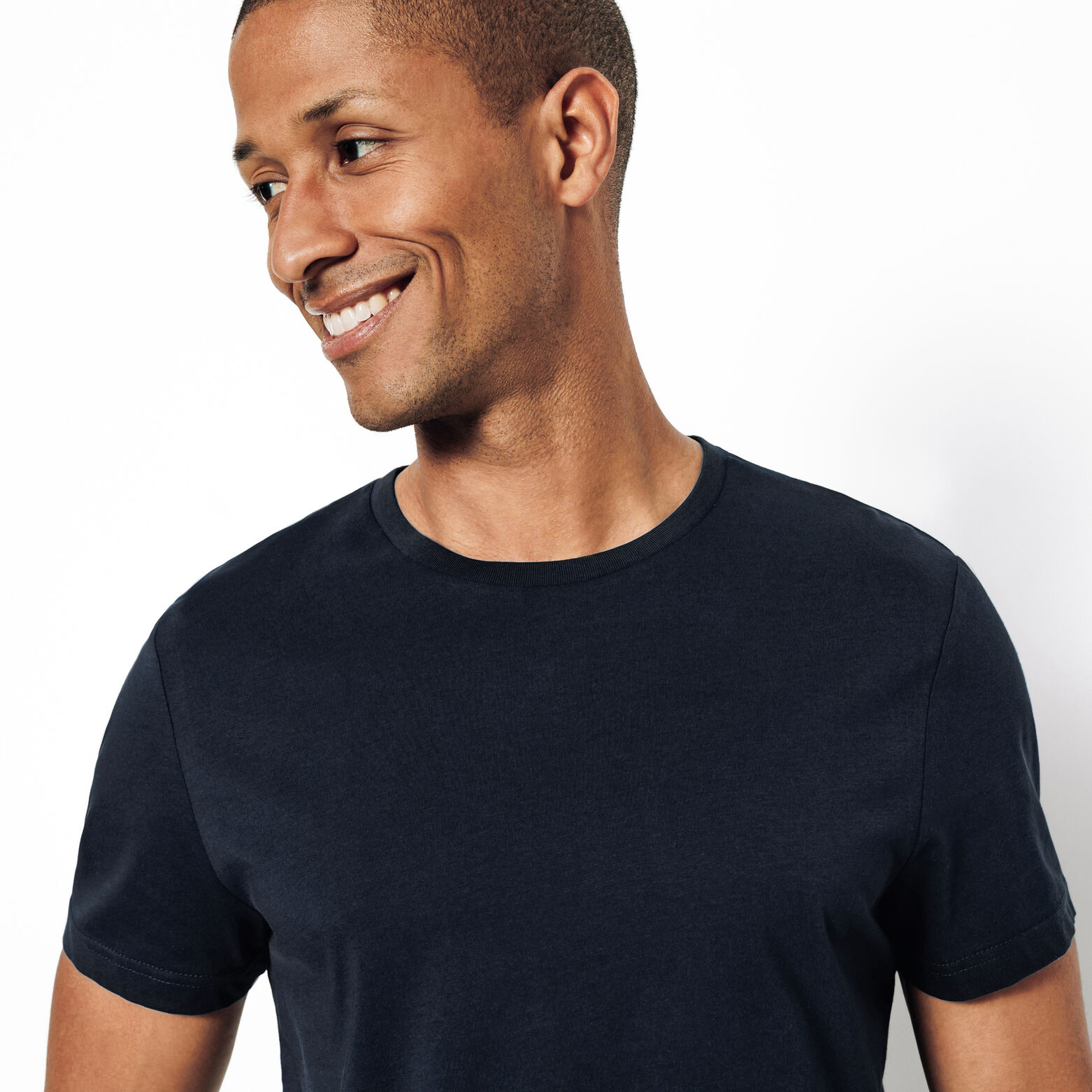 Basic T-shirt met ronde hals