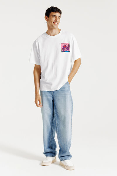 Tee shirt imprim&eacute; licence Keith Haring