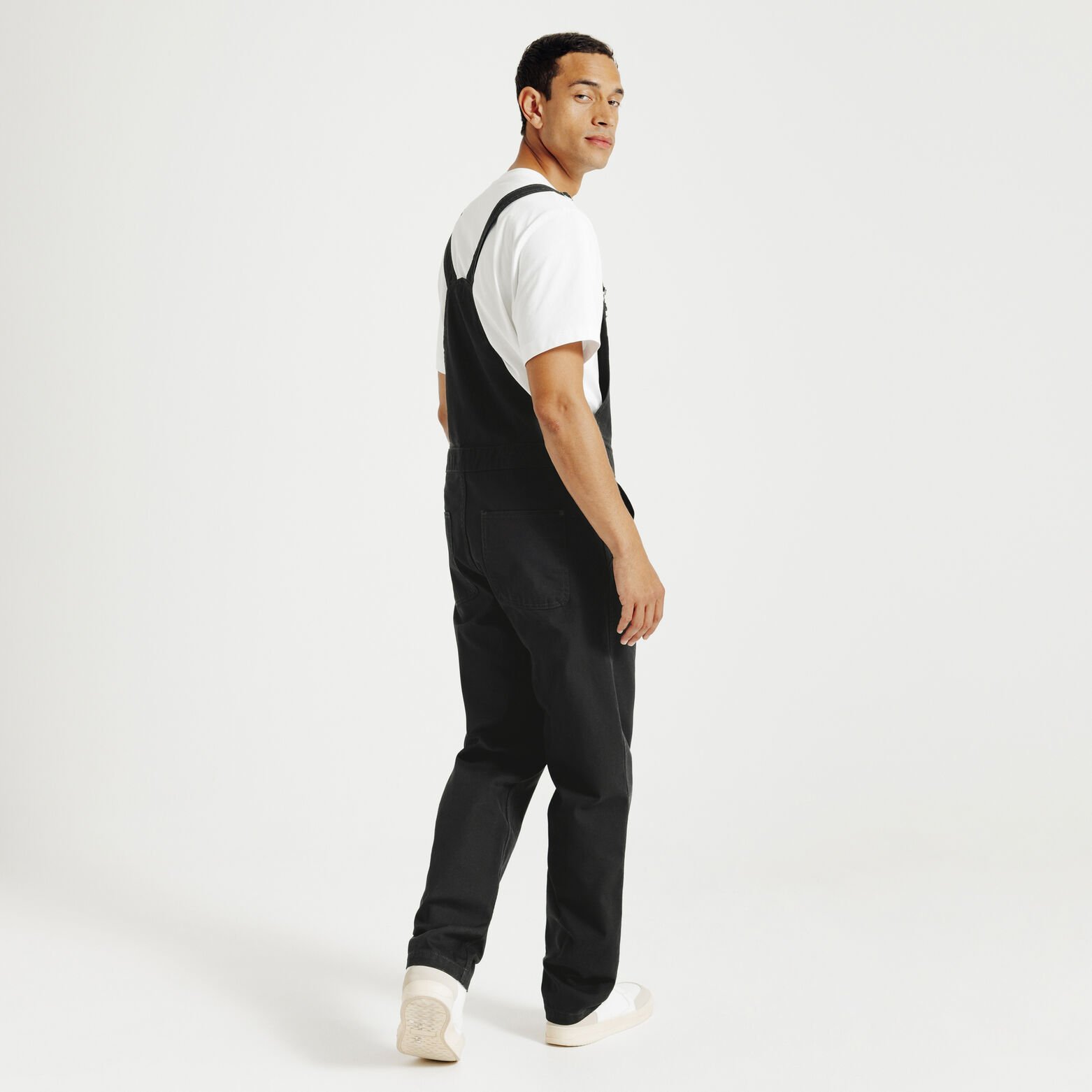 Salopette mati&egrave;re canvas