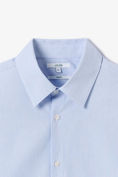 Chemise regular carreaux en coton