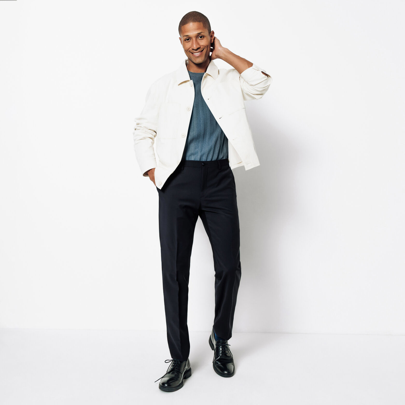 Slim fit kostuumbroek