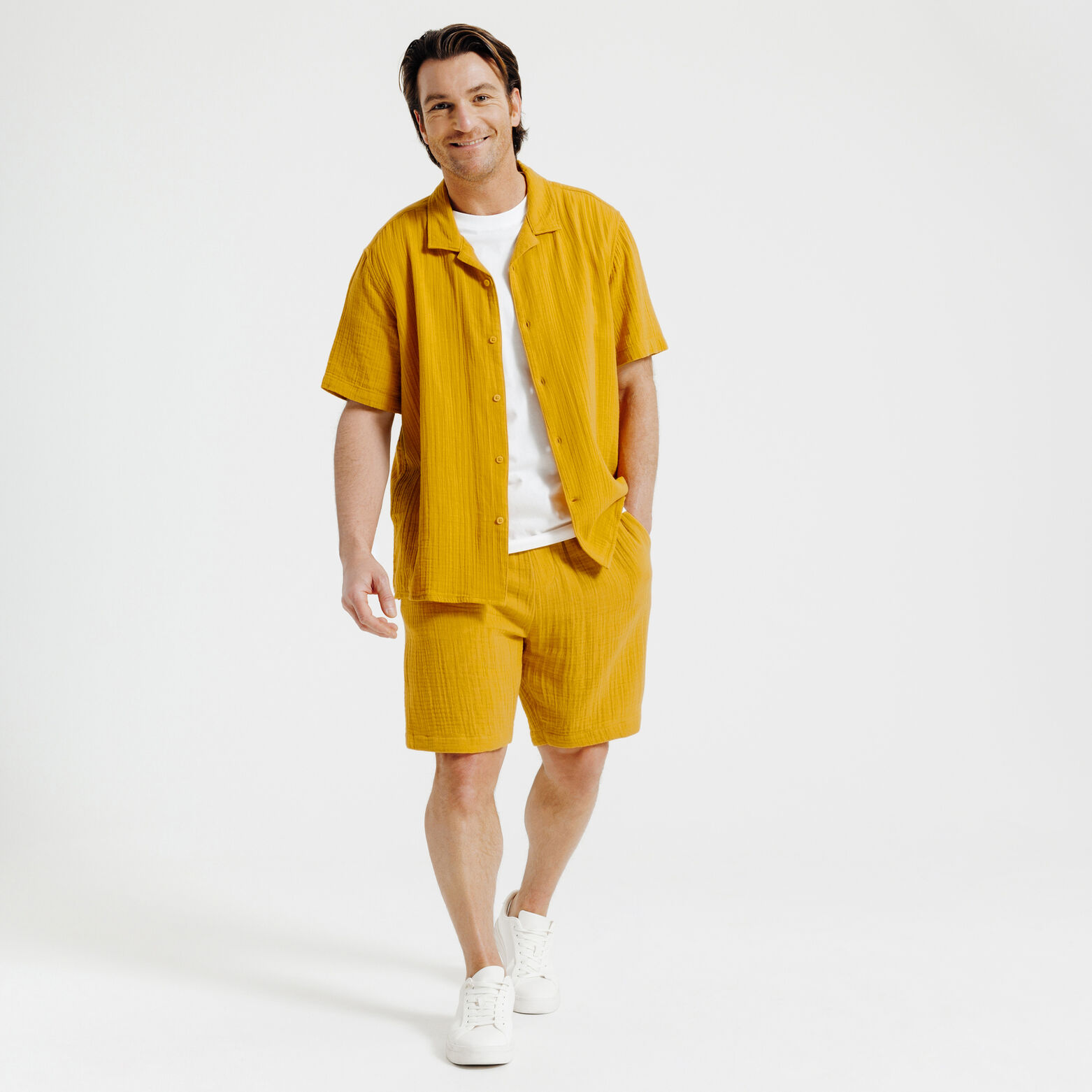 Short en gaze de coton