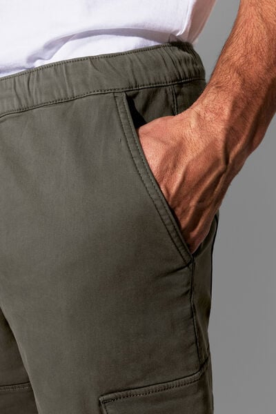 Pantalon jogger cargo bas droit