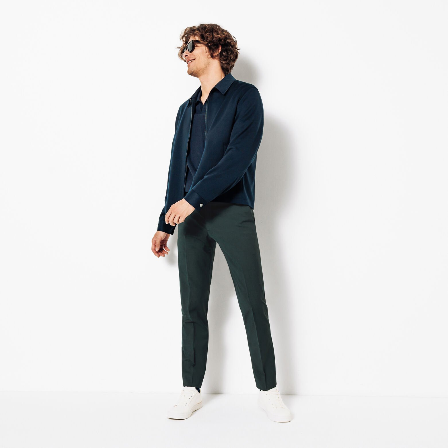 Slim fit kostuumbroek