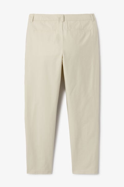 Pantalon chino &agrave; plis loose