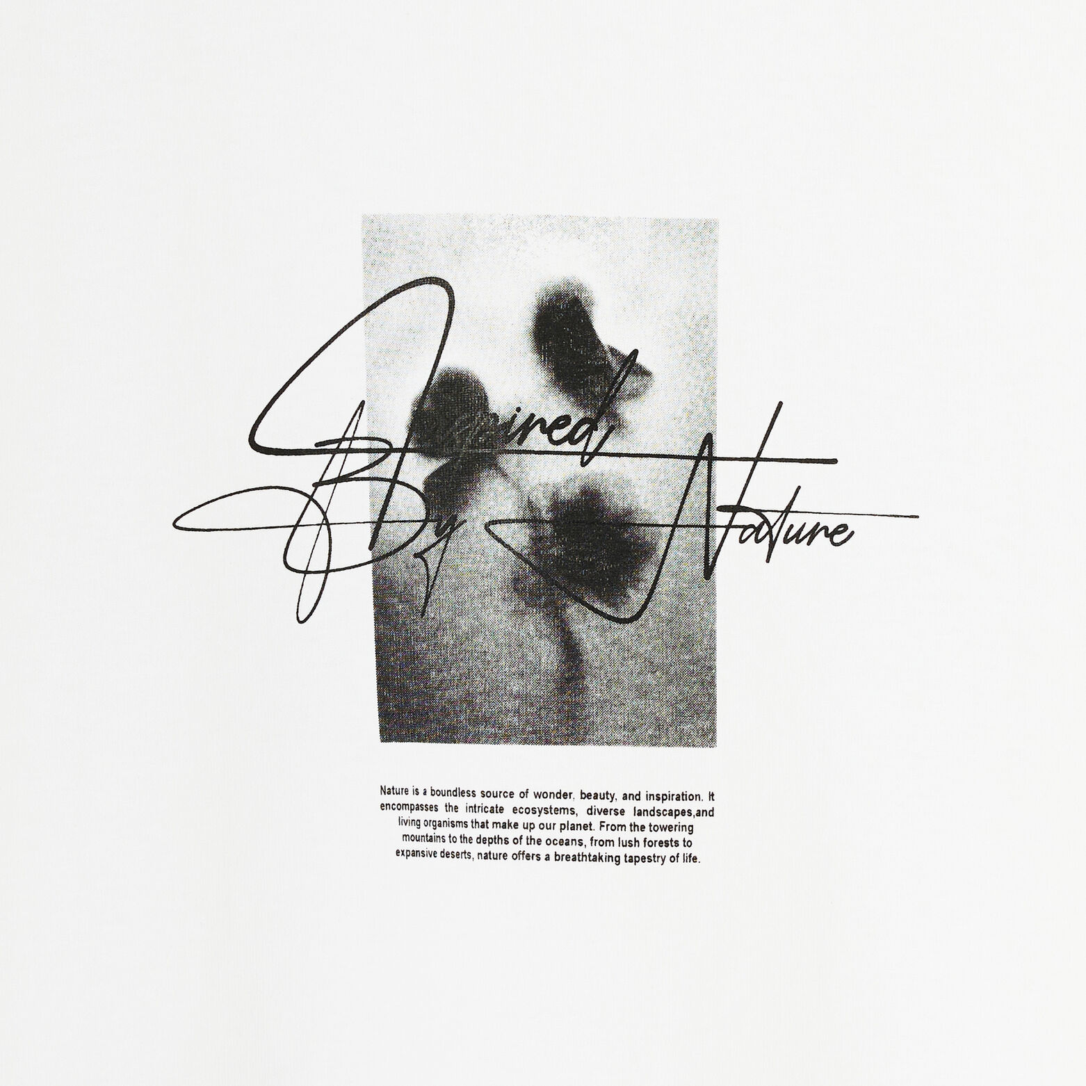 Tee shirt imprim&eacute; devant dos fleuri