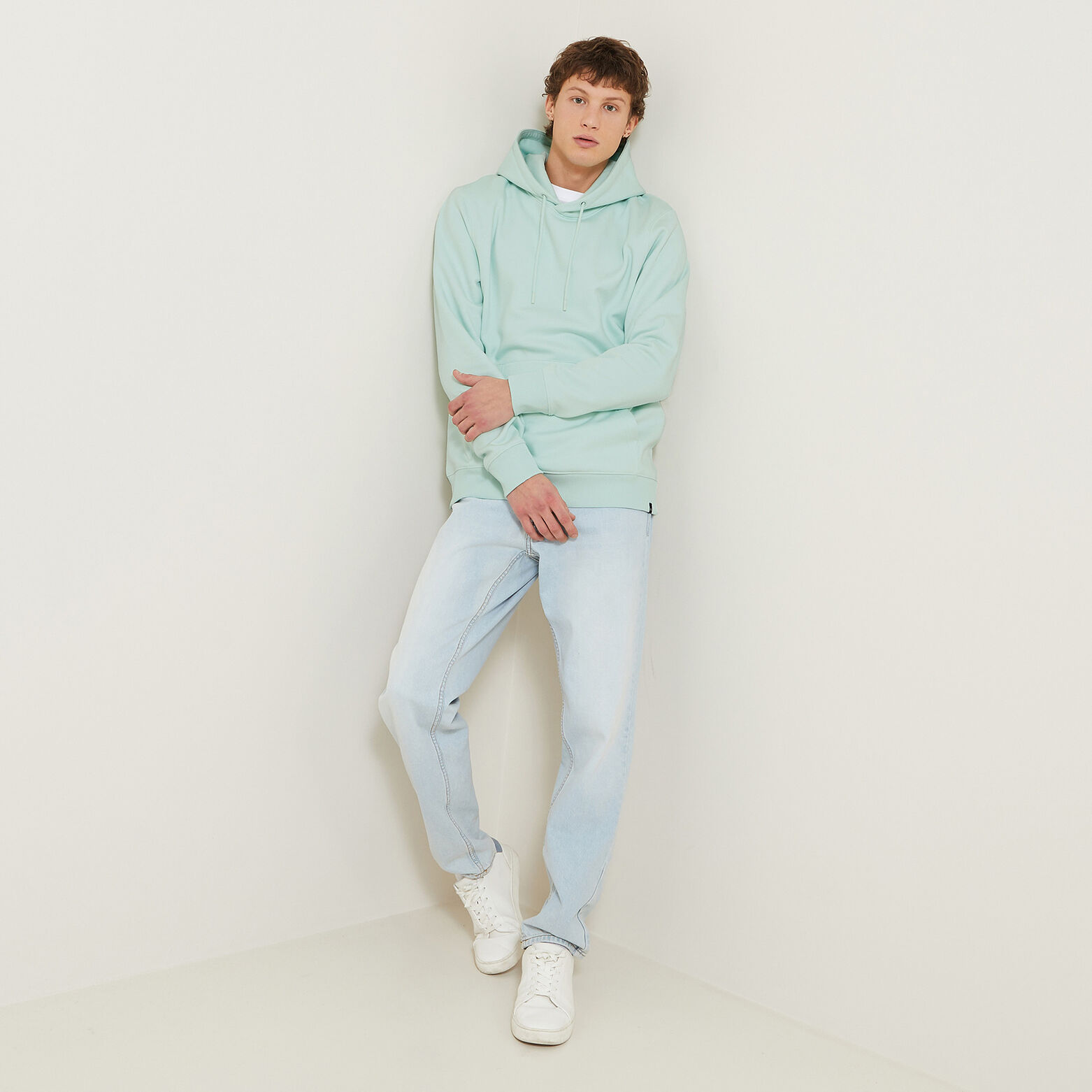 Sweat &agrave; capuche uni