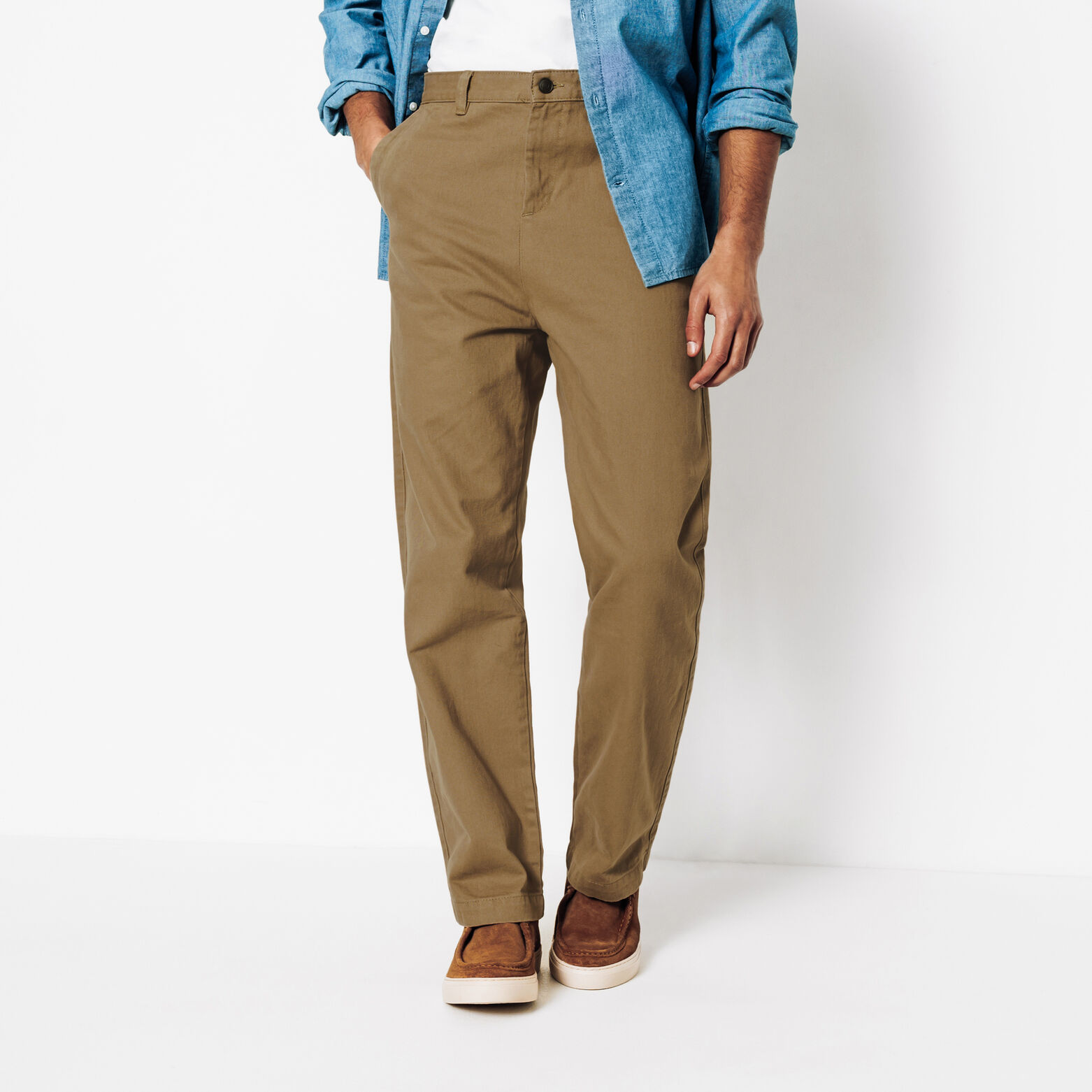 Loose fit chinobroek