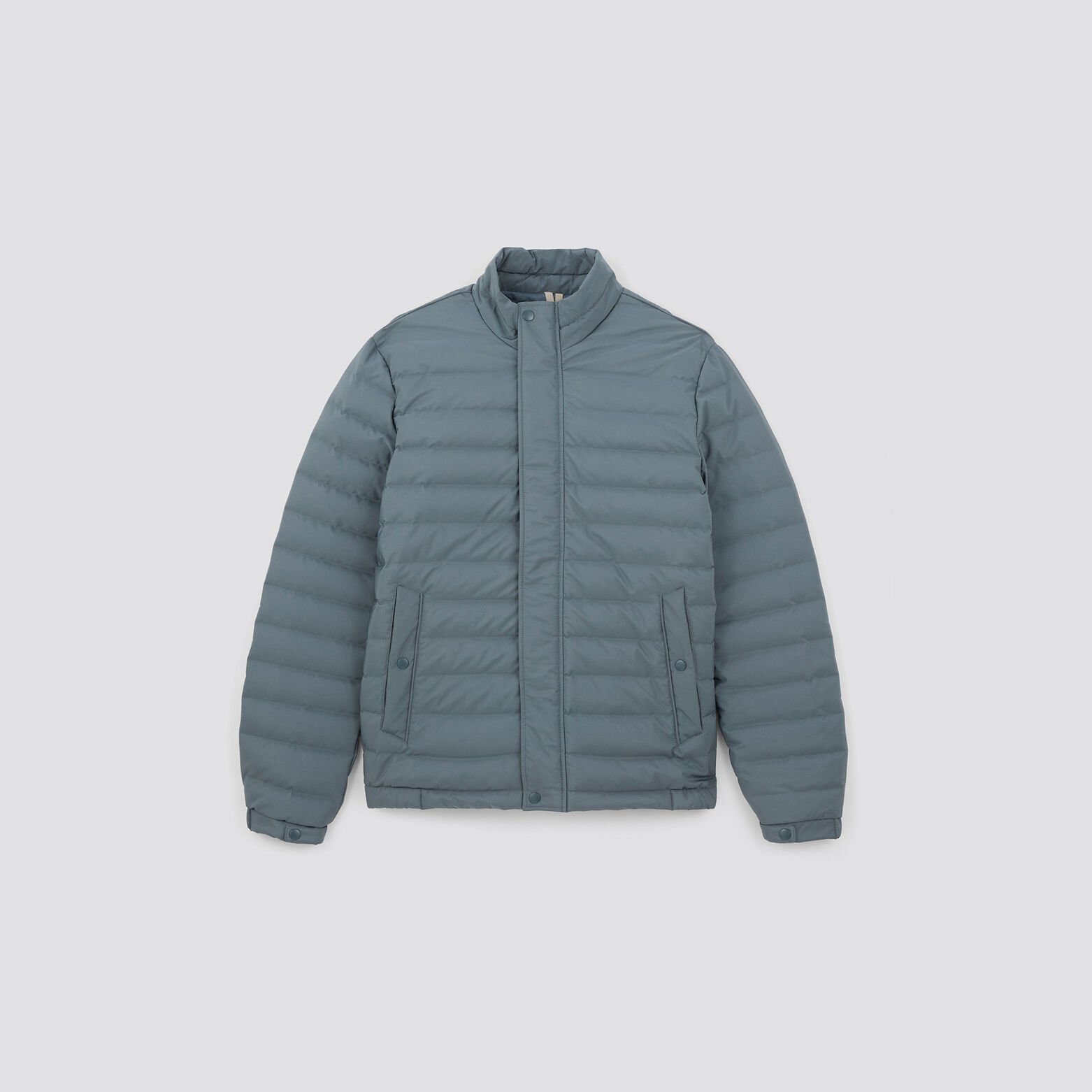 Doudoune col montant d&eacute;perlante