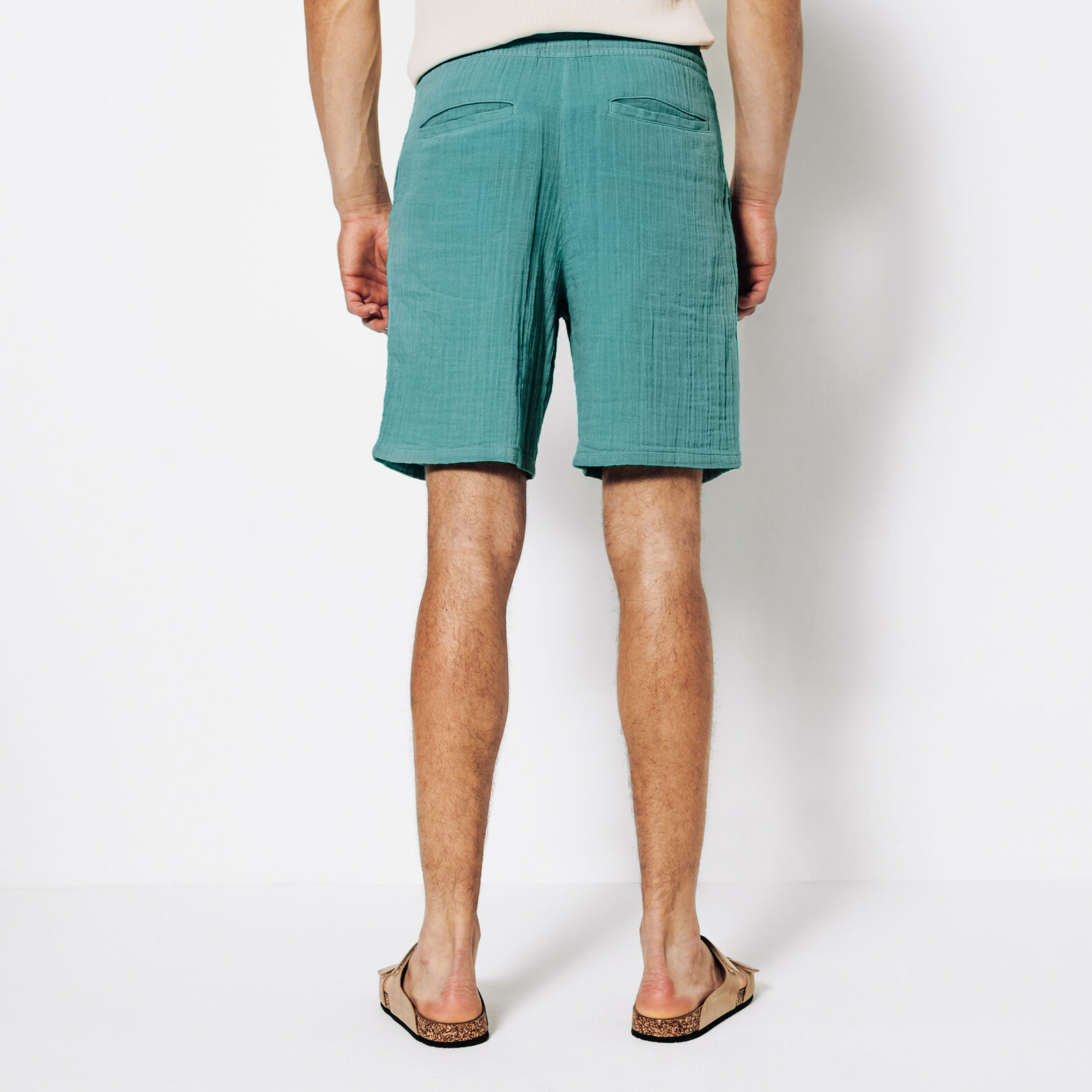 Short en gaze de coton