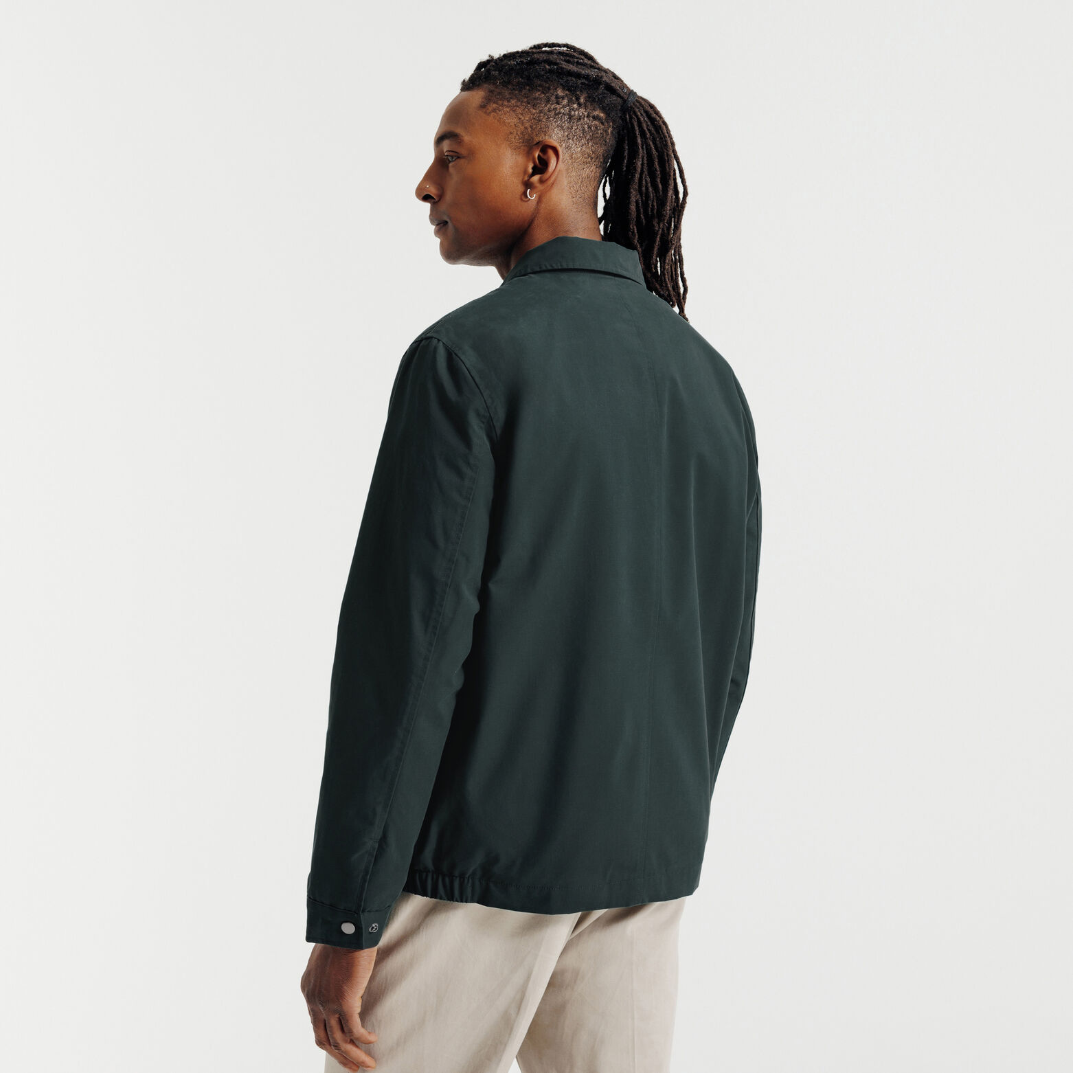 Blouson col chemise zipp&eacute;